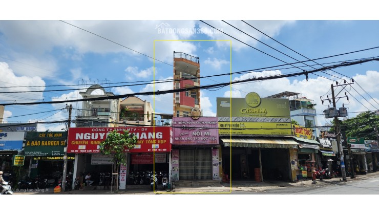 Cho Thuê Nhà Mặt Tiền Thạch Lam Q.Tân Phú 112m², 4TẦNG - NGAY NGÃ TƯ